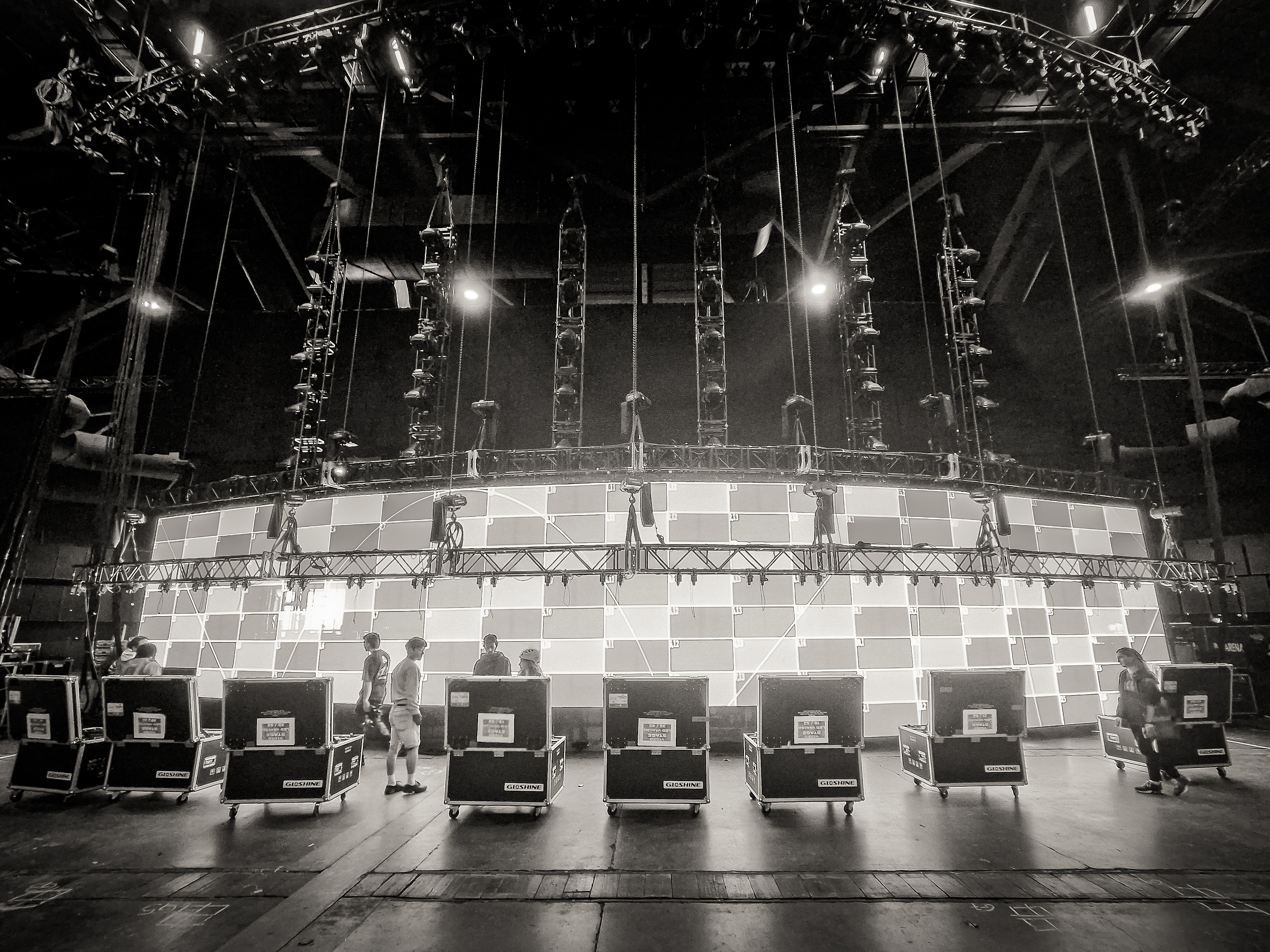 LED wall · arena