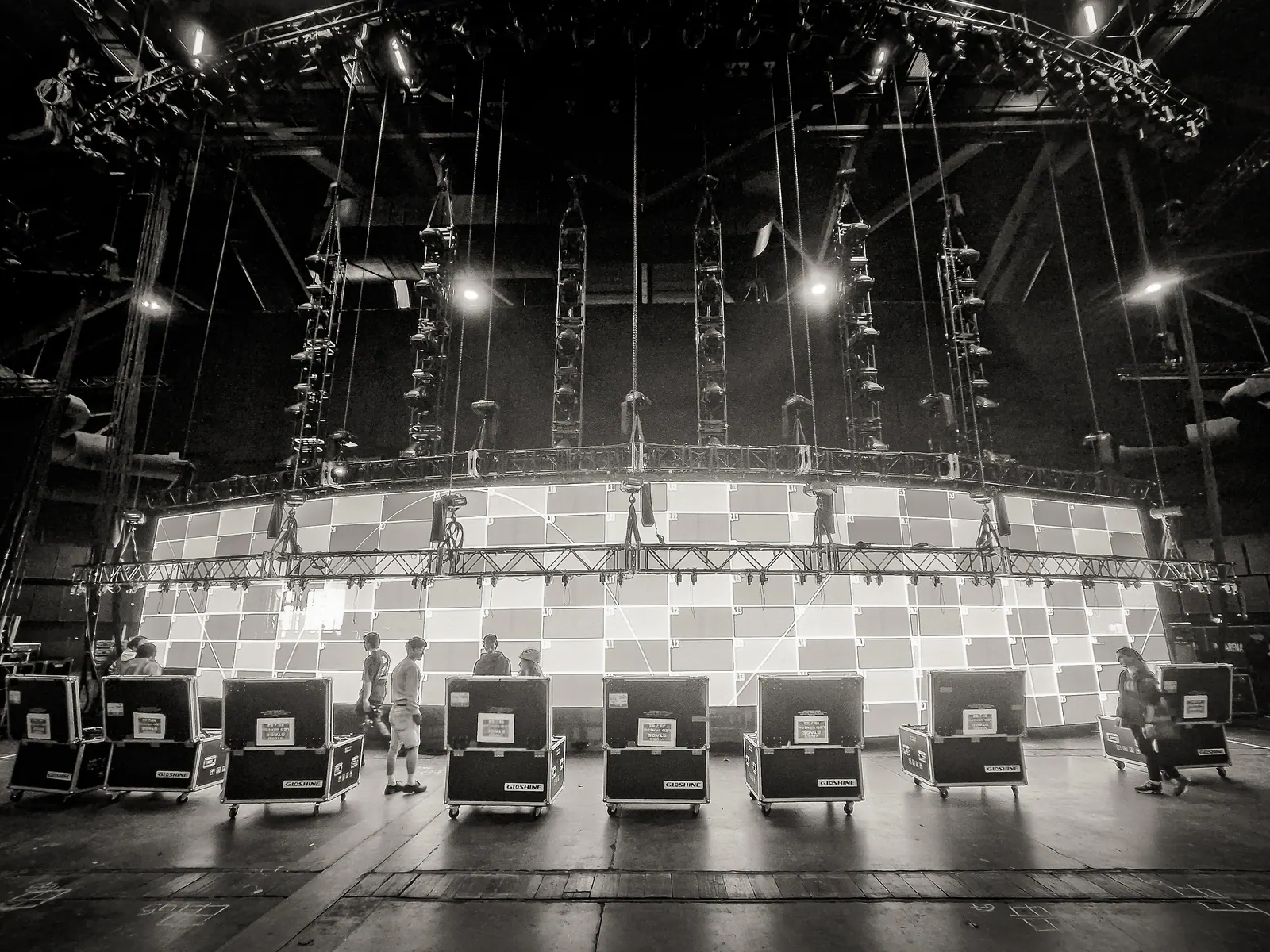 LED wall · arena