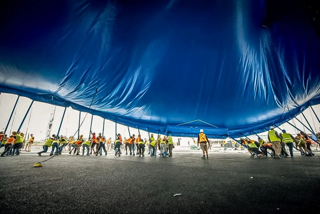 Tent pull · groundcrew